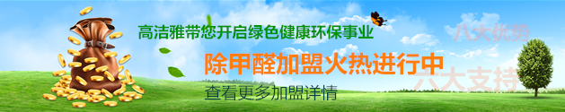 高洁雅除甲醛加盟商